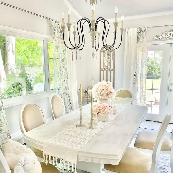 Antique White dining room